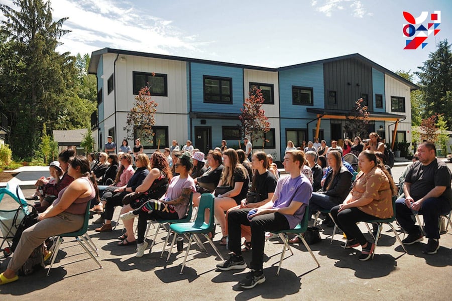 Community celebrates as Tzeachten's affordable housing project opens its doors.